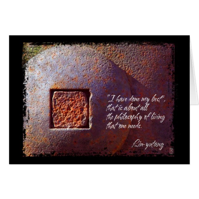 J'ai fait ma meilleure carte (Devant horizontal)