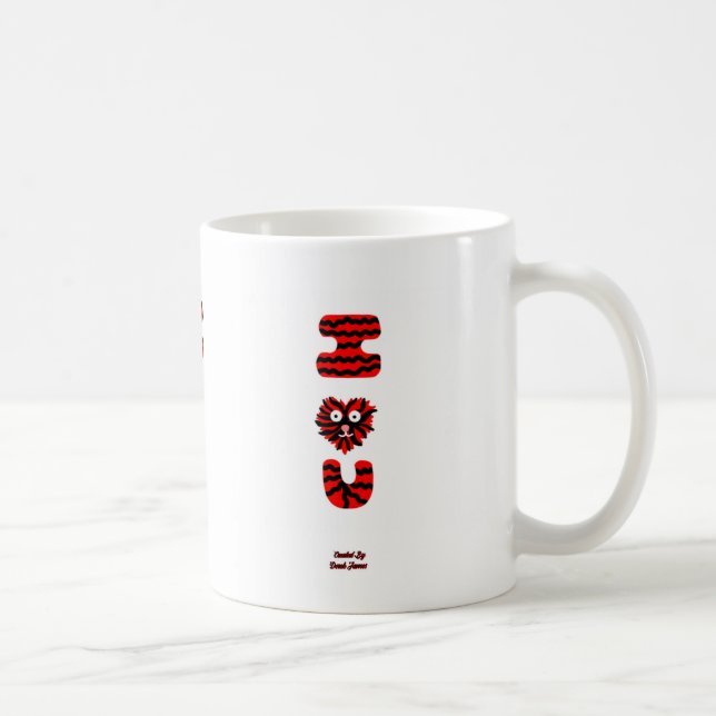 J'ai flou de la Mug de café U (Droite)
