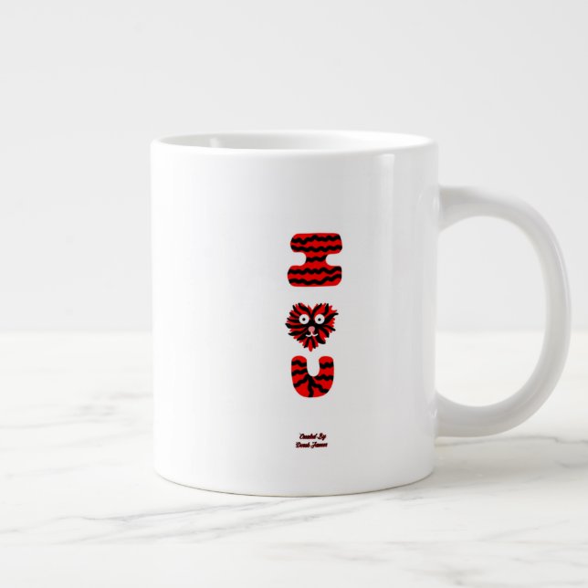 J'ai flou U Jumbo Mug (Droite)