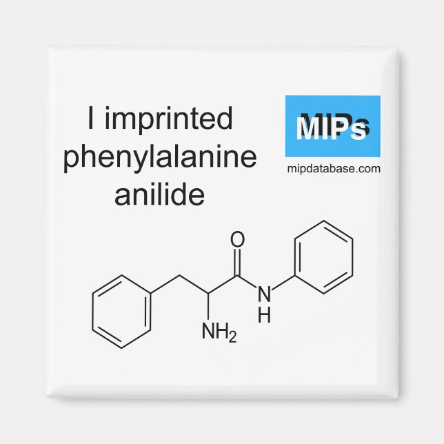J'ai imprimé un aimant anilien phénylalanine (Devant)