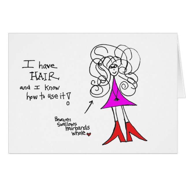 J'ai la carte de Crazyhair de cheveux (Devant horizontal)