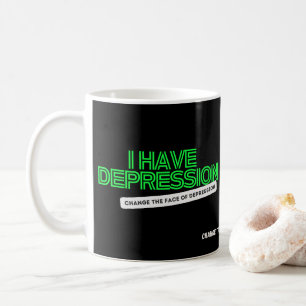 J'ai la dépression Neon Black Plaque CTFOD Mug