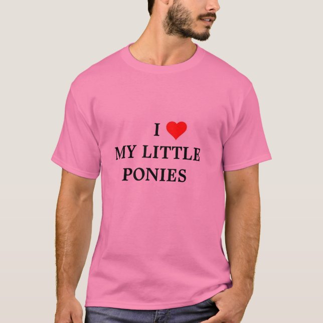 J'AI LE COEUR DE MON T-shirt PONIES (Devant)