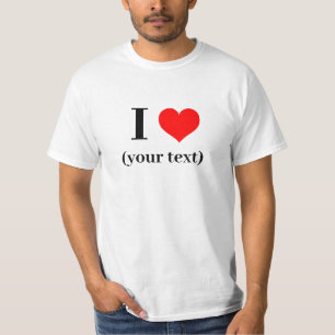 J'AI LE COEUR ! T-shirt - blanc - Personnaliser