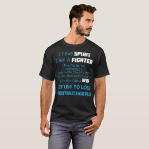 J'ai le T-shirt de conscience de hydrocéphalie de