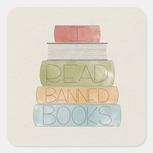 J'Ai Lu Banned Books Sticker (Devant)