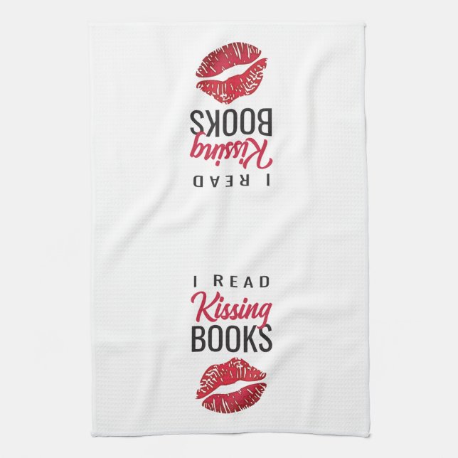 J'Ai Lu Kissing Books Serviette De Cuisine (Vertical)