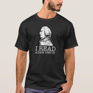 J'ai lu le T-shirt de libertaire d'Adam Smith
