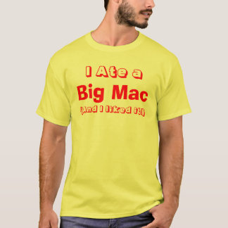 J'ai mangé un grand T-shirt de Mac (les hommes)