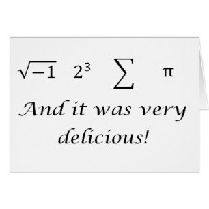 J'ai mangé une certaine chemise de maths de tarte