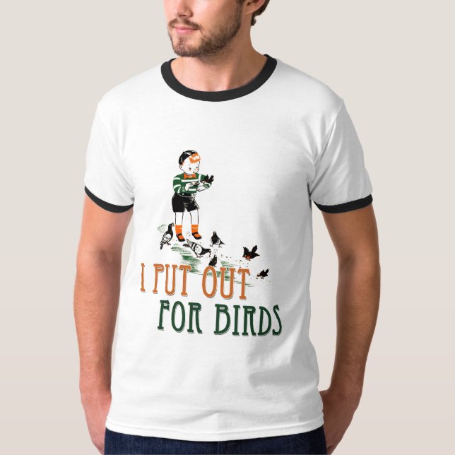 J'ai mis pour les oiseaux (petit garçon) T-shirt (Devant)