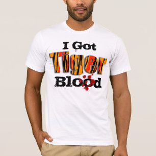 J'ai obtenu le T-shirt de sang de tigre