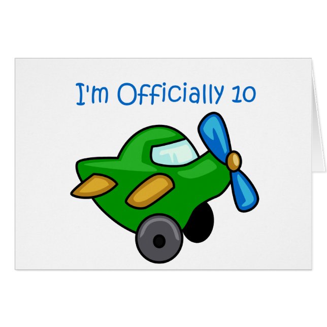 J'ai officiellement 10 ans, Jet Plane (Devant horizontal)