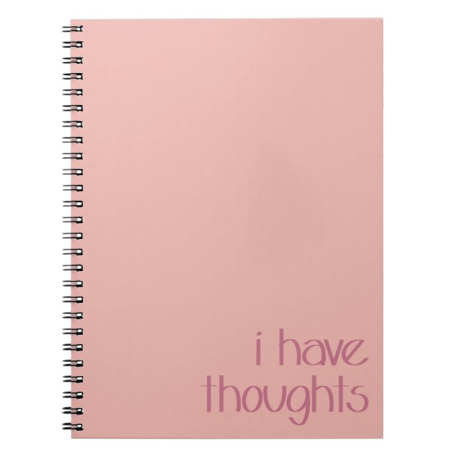 J'Ai Pensées Simple Journal (Devant)