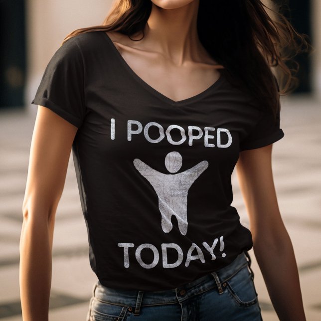 J'Ai Poopé Aujourd'Hui T-shirt (Créateur téléchargé)