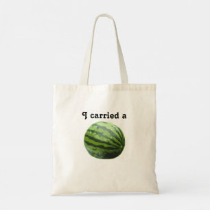 J'ai porté un sac fourre-tout de pastèque