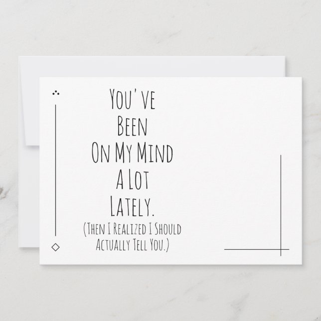 J'Ai Réalisé Que Je Devrais Vous Dire Que Vous Ête (Devant)