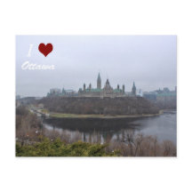 J'ai reçu la carte postale d'Ottawa sur la Colline