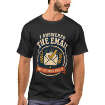 J'ai Répondu au Courriel | T-Shirt Tiny Victories