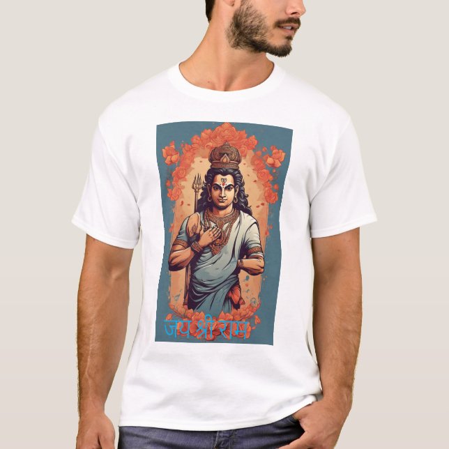 "Jai Shri Ram Patriotic T-Shirt Design" (Devant)