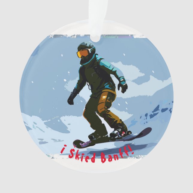 J'ai skié Banff - Snowboardeur (devant)