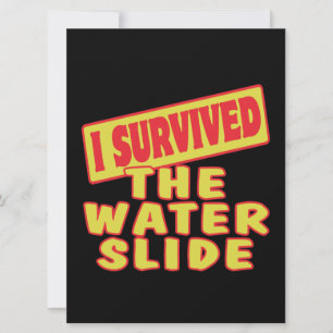 J'AI SURVÉCU À LA DIAPOSITIVE D'EAU