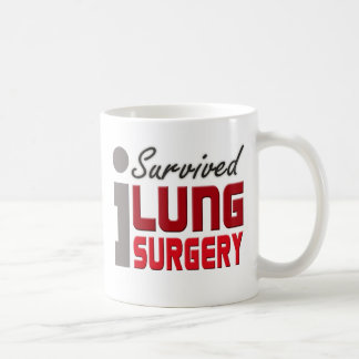 J'ai survécu à la tasse de chirurgie de poumon