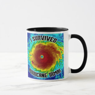 J'ai survécu à la tasse d'Irma d'ouragan
