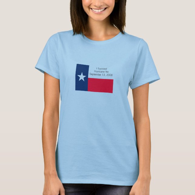 J'ai survécu à l'ouragan Ike T-Shirt (Devant)