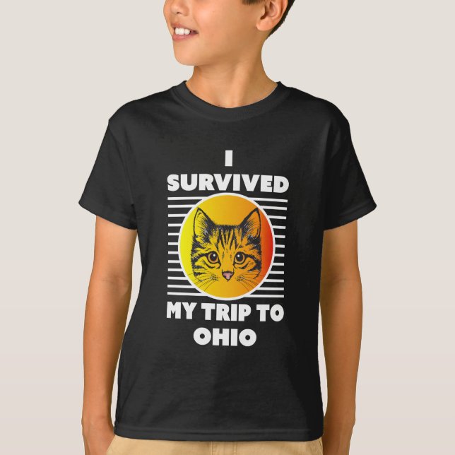 J'Ai Survécu À Mon Voyage En T-Shirt En Ohio (Devant)