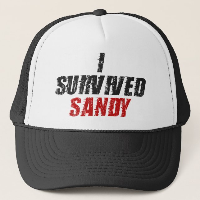 J'ai survécu à Sandy - casquette de Sandy (Devant)
