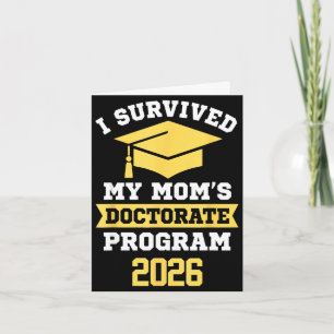 J'ai survécu au programme de doctorat de maman 202