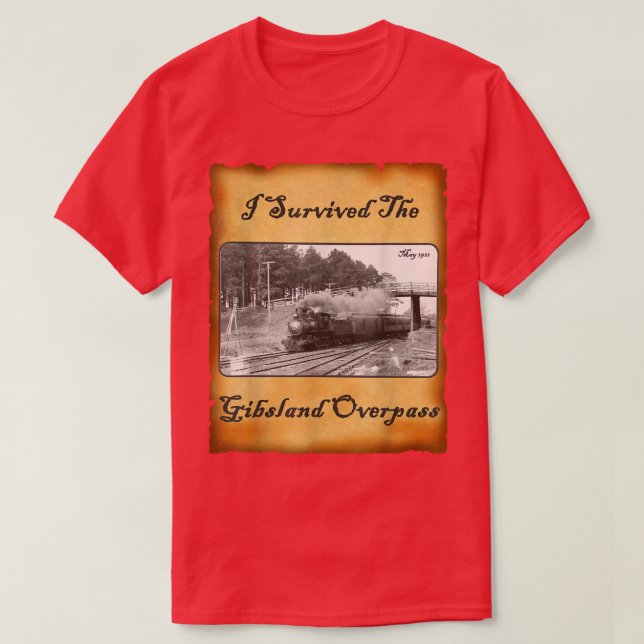 J'Ai Survécu Au T-Shirt De Gibsland Overpass (Design devant)