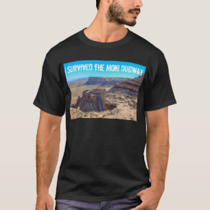J'ai survécu au T-shirt des hommes de Moki Dugway