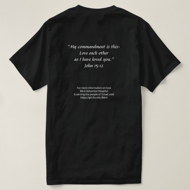 J'ai survécu au T-shirt Tchad (Design dos)