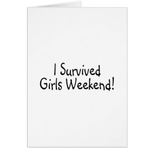 J'ai survécu au week-end de filles