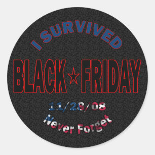 J'ai survécu Black Friday Sticker