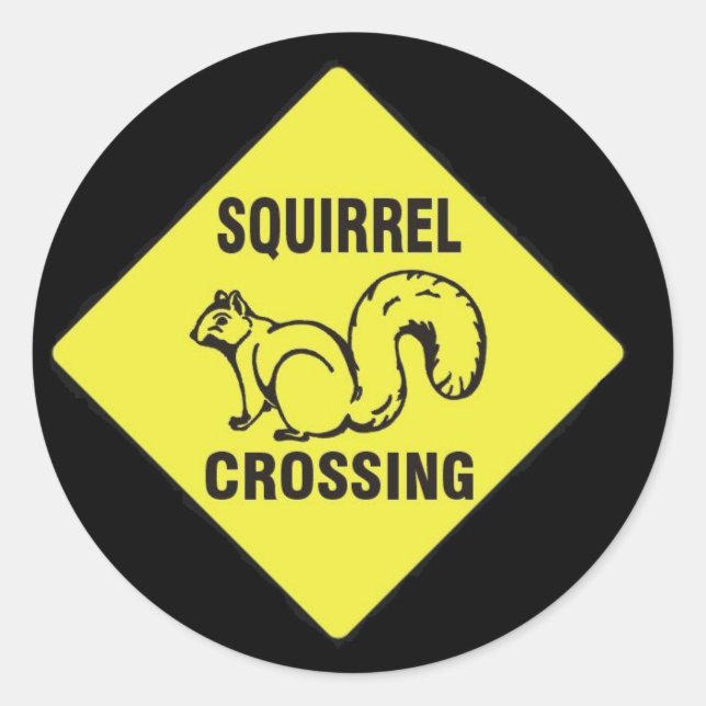J'ai tapé sur un autocollant d'écureuil (Devant)