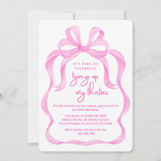 J'Ai Trente Ans Invitation