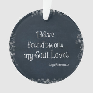 J'ai trouvé celui que mon âme aime la Bible Verse