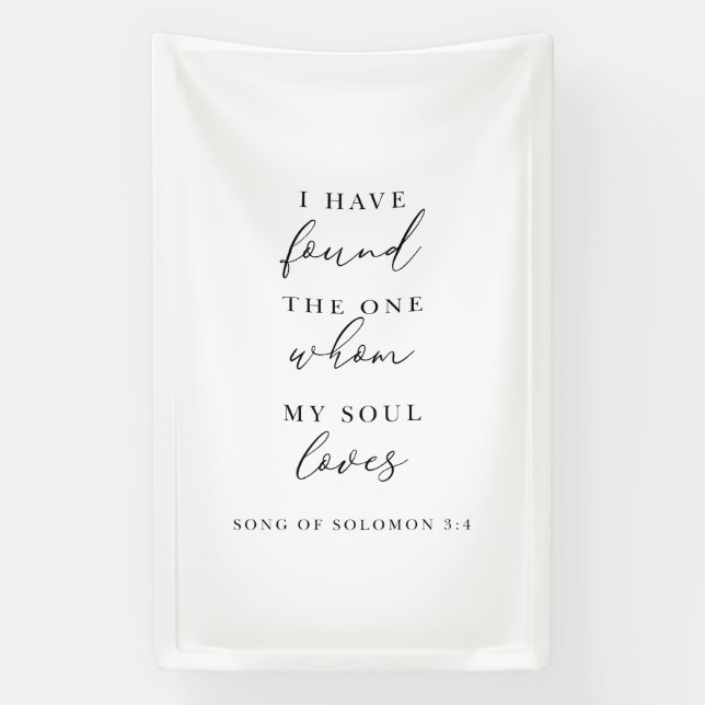 J'ai trouvé la bannière de fond de mariage de l'él (Verticale)