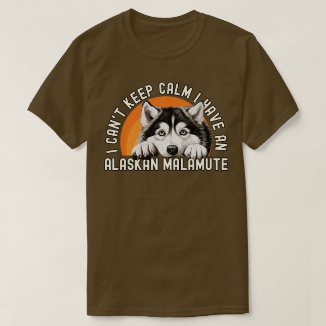 J'Ai Un Malamute Alaskan TShirt (Design devant)
