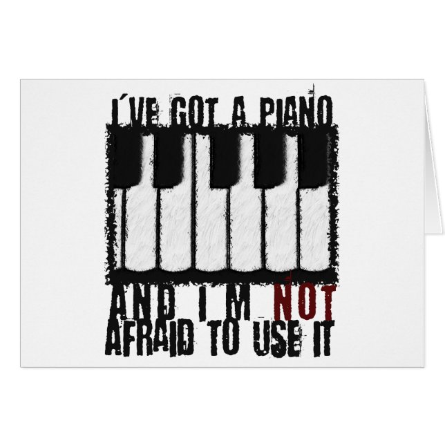 J'ai un piano (Devant horizontal)