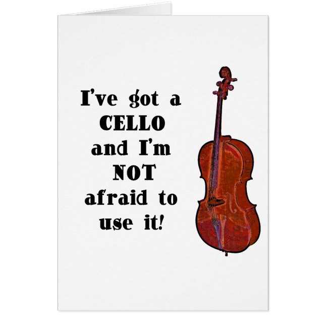 J'ai un violoncelle (Devant)