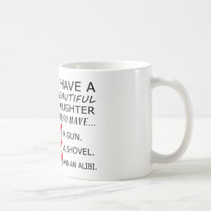 J'ai une belle tasse de fête des pères de fille