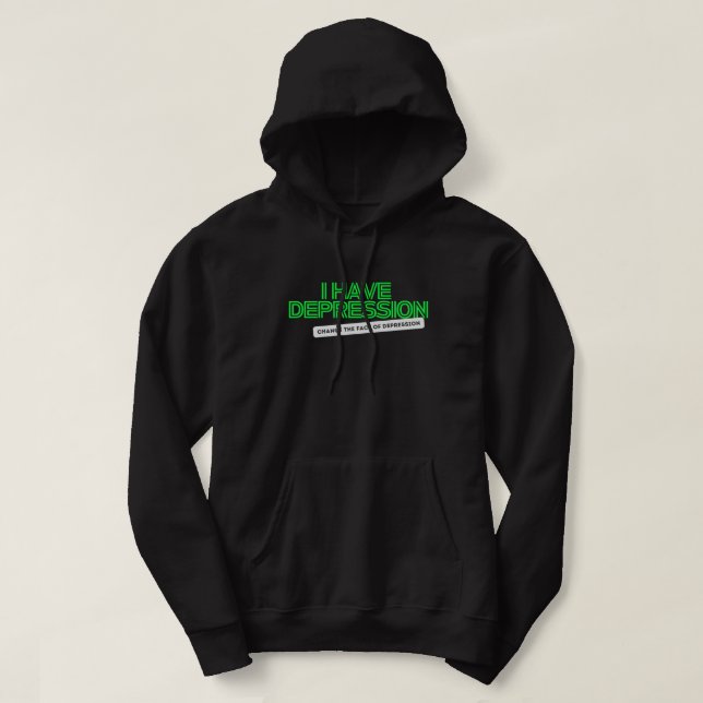 J'ai une Dépression _ QR CTFOD Sweat à capuche  (Design devant)