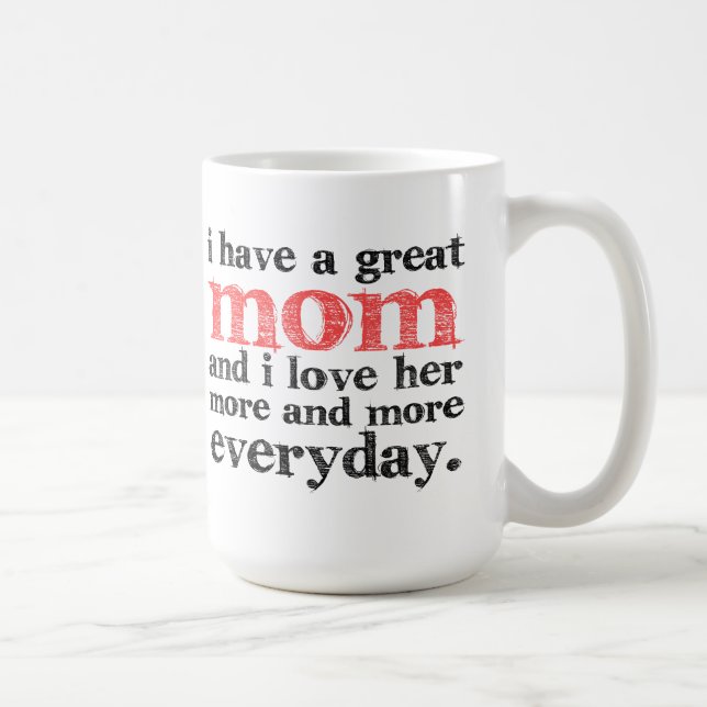 J'ai une grande tasse de café de maman (Droite)