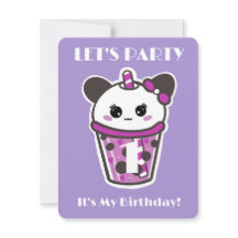 J'AI UNE INVITATION D'ANNIVERSAIRE KAWAII