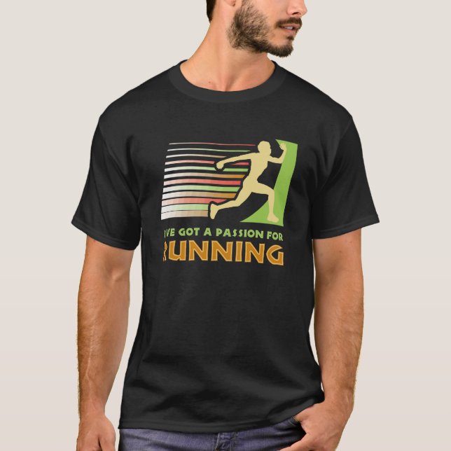 J'ai une passion pour le T-shirt courant (Devant)