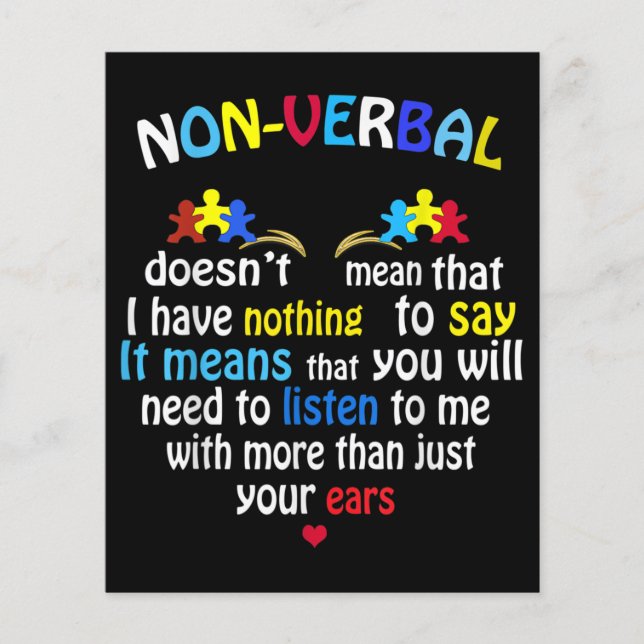 J'Ai Une Pièce De Puzzle De Sensibilisation sur l' (Devant)